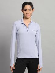 Women's Nomadic Full Sleeves T Shirt - Lavender