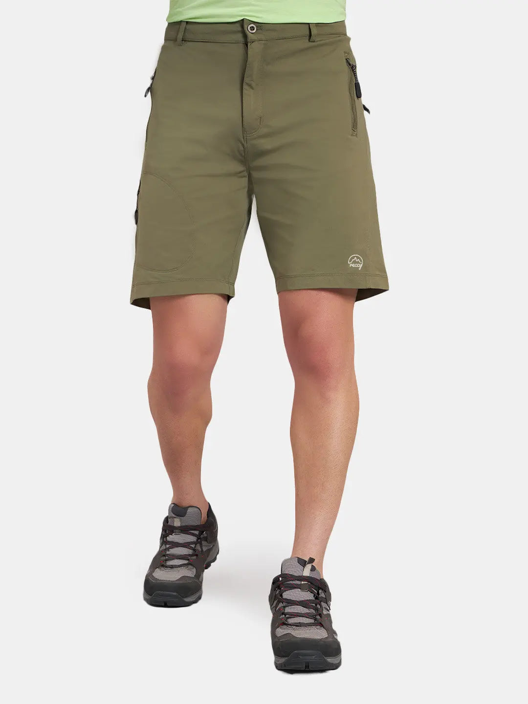 Sun Protected Men's Cargo Shorts - Trail Green - Reccy
