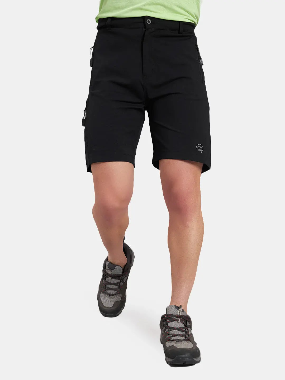 UV Protected Men's TechFlex Shorts - Black