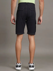 Mens Indigo Shorts Back Side - Reecy