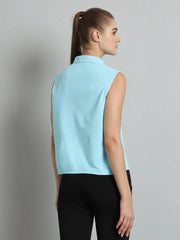 Women's Sleeveless Outdoor Polo - SkySerenity