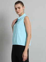 Women's Sleeveless Outdoor Polo - SkySerenity