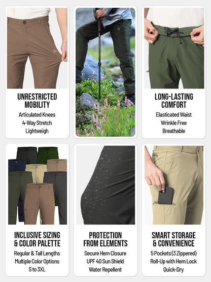 Nomadic Lite Pants | Lightweight Trekking and Hiking Pants| Ideal for Summers