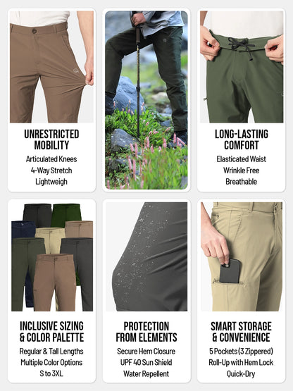 Nomadic Lite Pants | Lightweight Trekking and Hiking Pants| Ideal for Summers