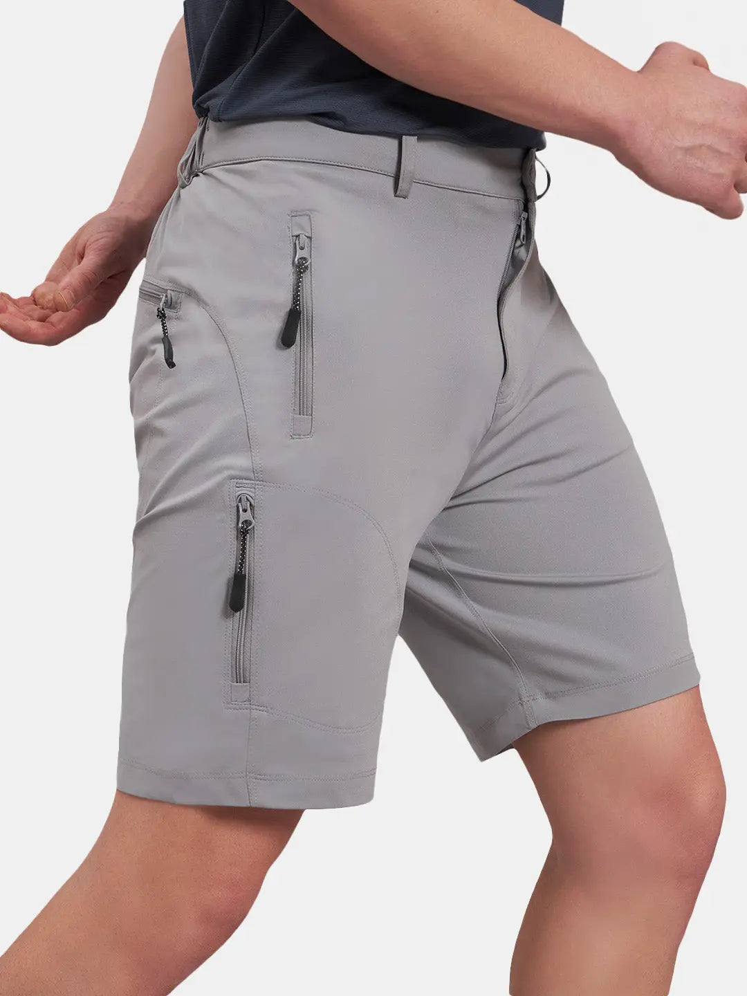 UV Protected Cargo Short for Men - Grey