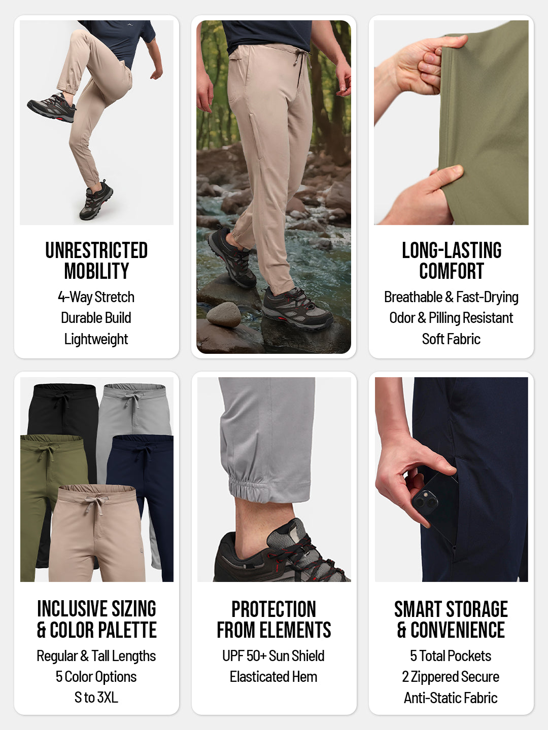 Men's TechFlex Joggers - Dark Navy