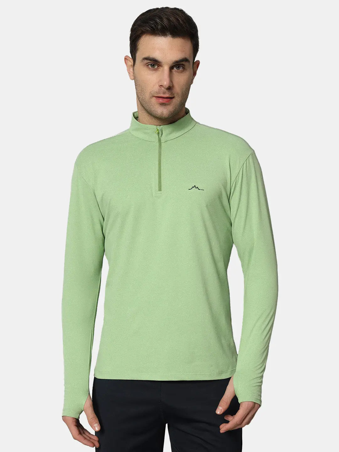 Men's Nomadic Full Sleeves T-shirt - Green Tea Reccy