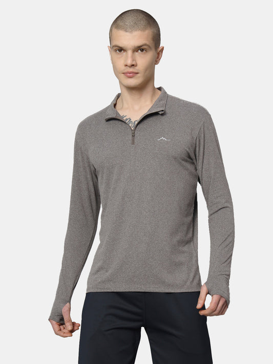 Men's Nomadic Full Sleeve Baselayer Tshirt - Pebble