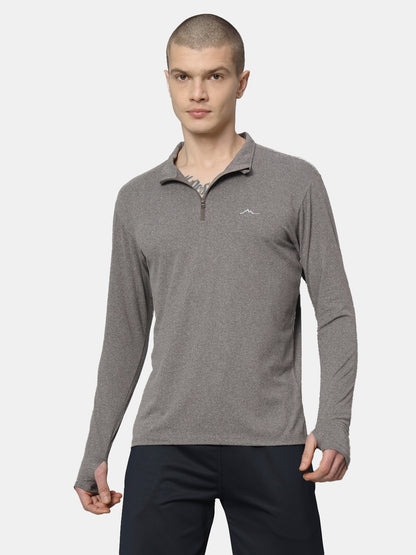 Men's Nomadic Full Sleeve Baselayer Tshirt - Pebble