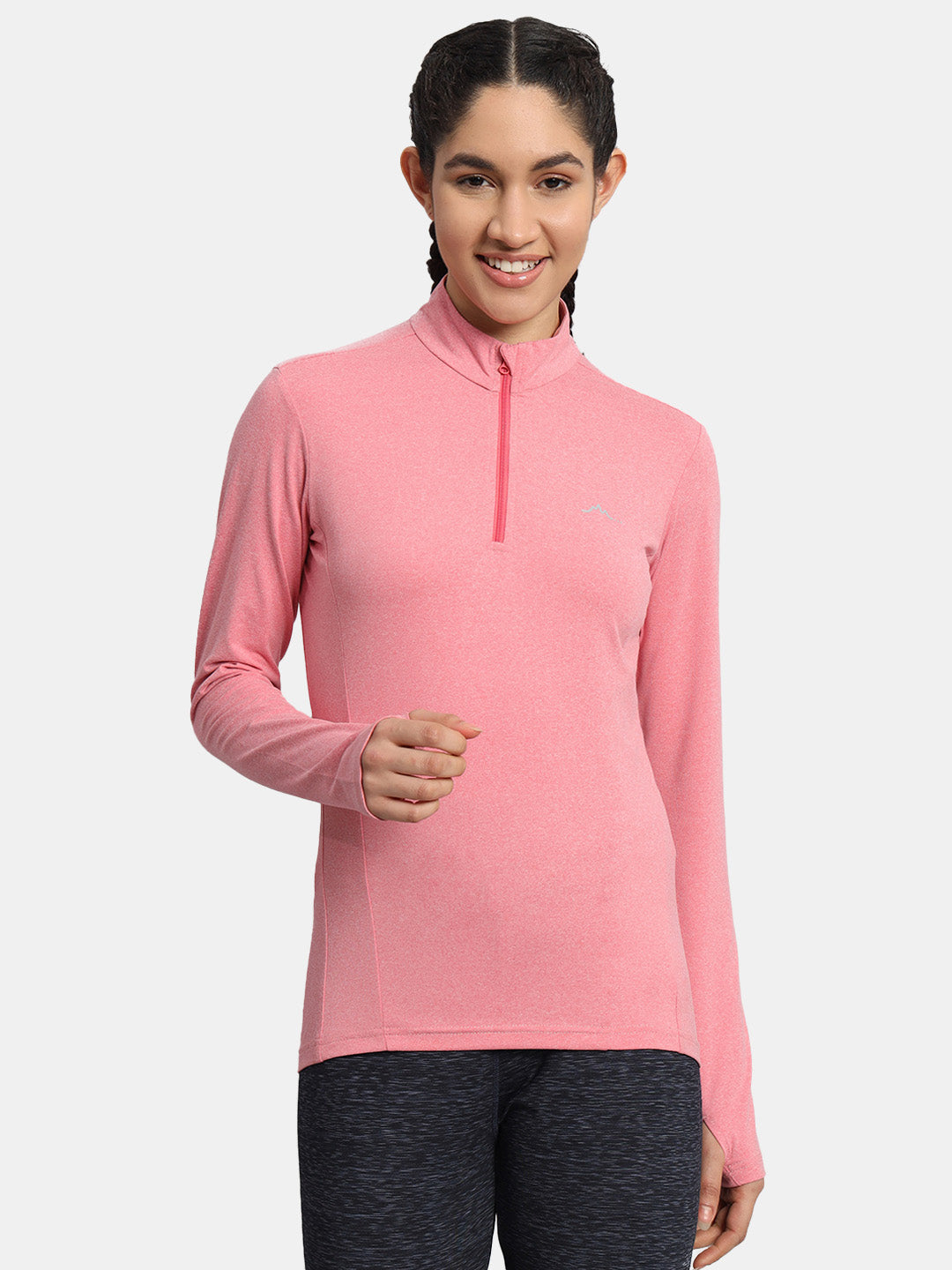 Women's Nomadic Full Sleeves Baselayer Tshirt - Bubblegum