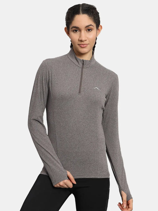 Women's Nomadic Full Sleeves T-shirt - Green Tea Reccy