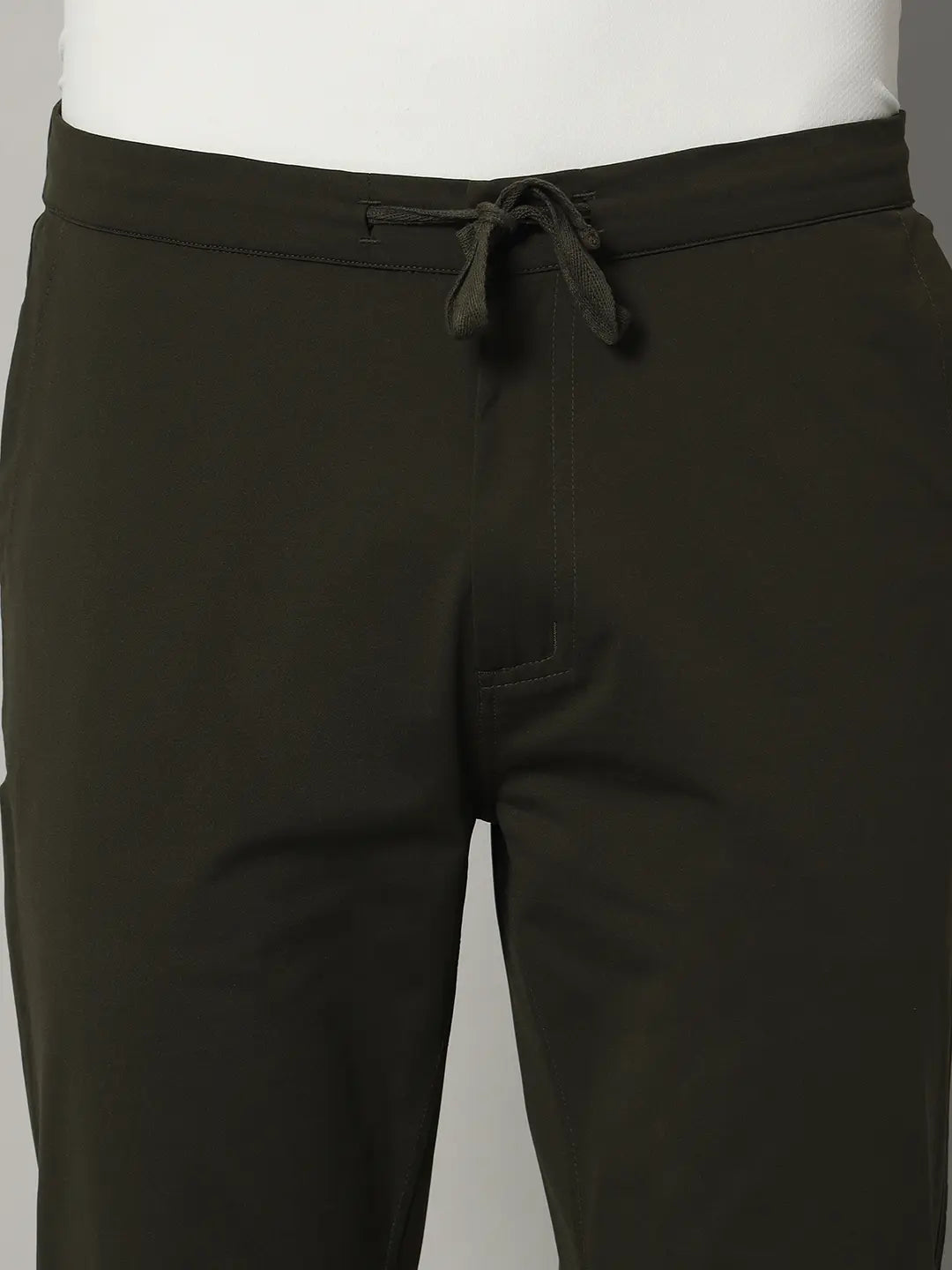 Upper Front Image of Olive Green Jogger 