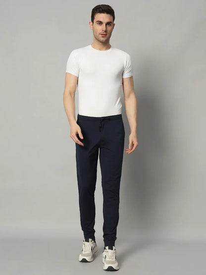 Full Length Navy Blue Color Nomadic Pant for Men - Reccy