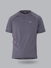 Mens Raglan Sleeve All Terrain Tshirt - Slate Gray
