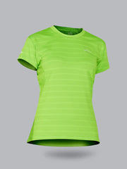 Womens Crew Neck Training Tshirt - Lime