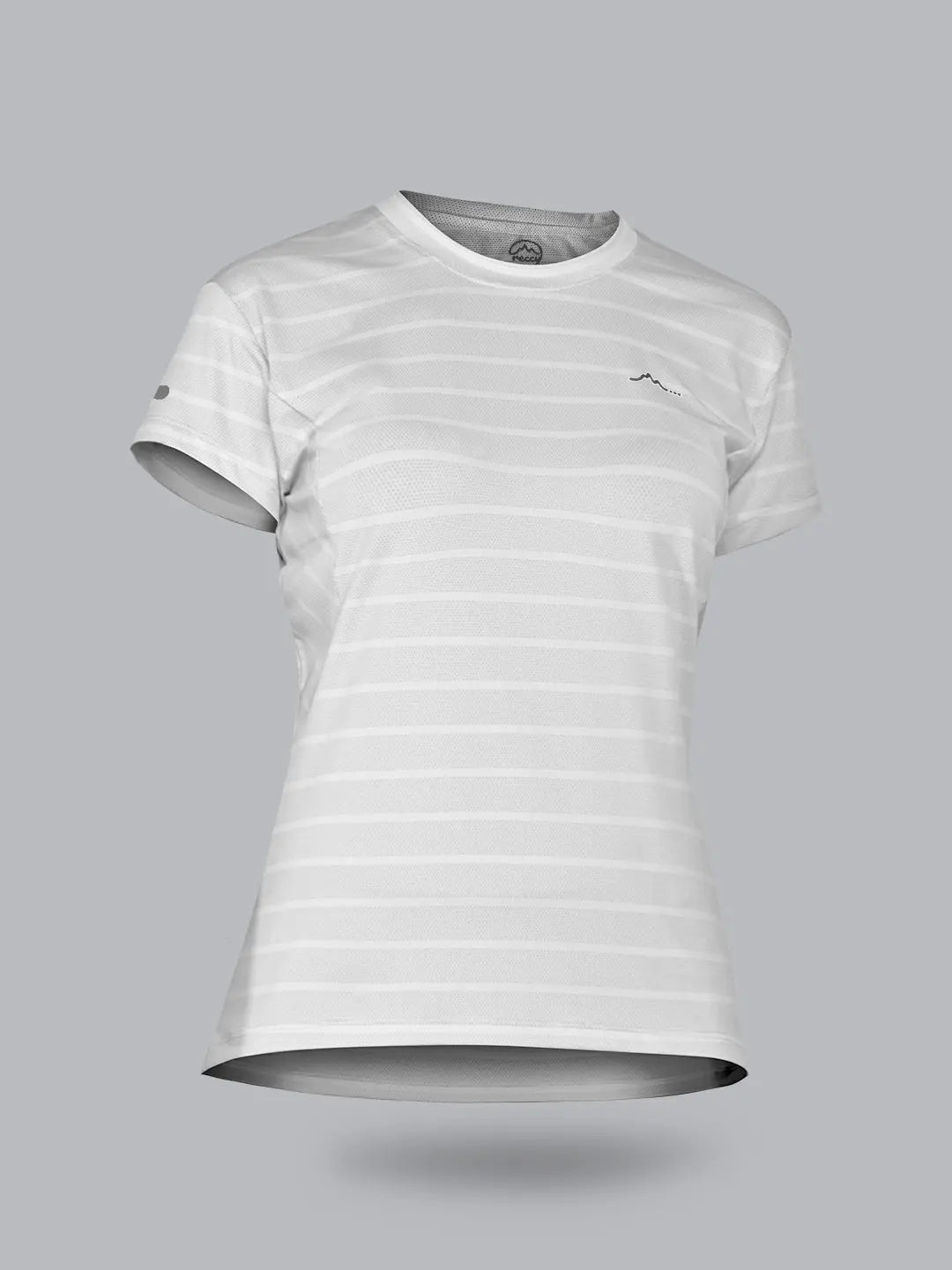 Womens Crew Neck Training Tshirt - Silver Reccy