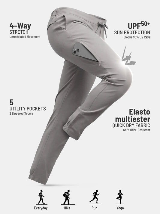 Men's Nomadic TechFlex Pants Tall - Light Gray