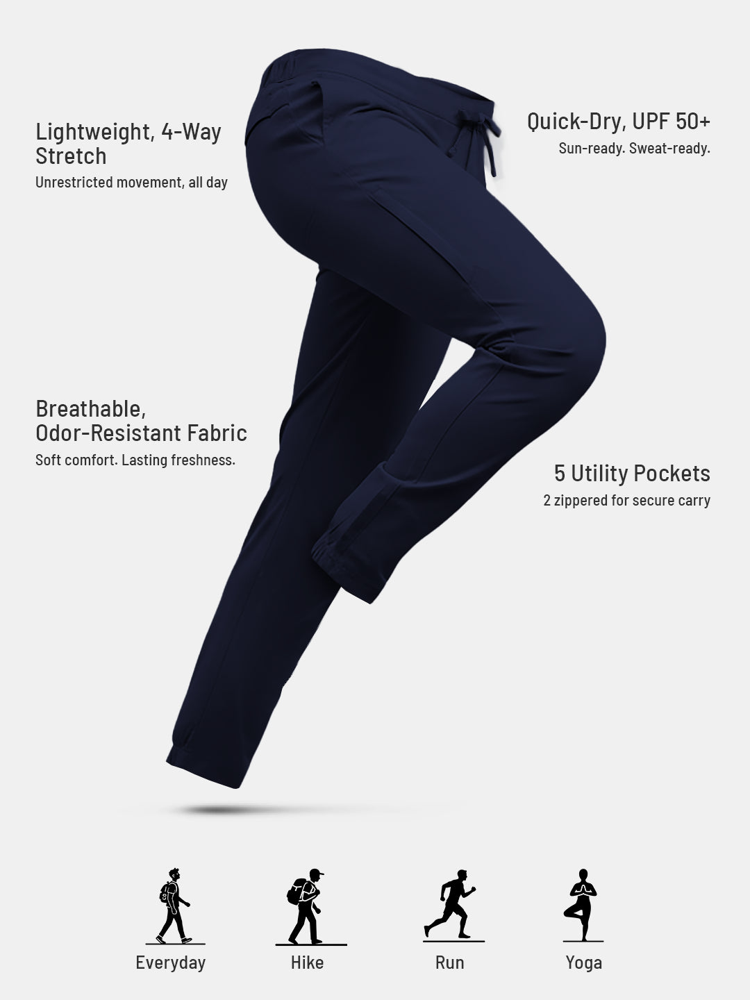 Men's Nomadic TechFlex Pants Tall - Dark Navy