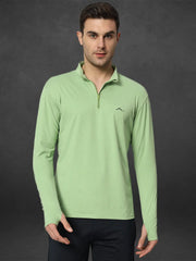 Men's Nomadic Full Sleeves T Shirt - Green Tea
