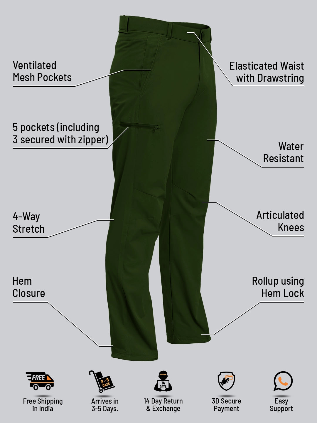 Nomadic Lite Pants Combo