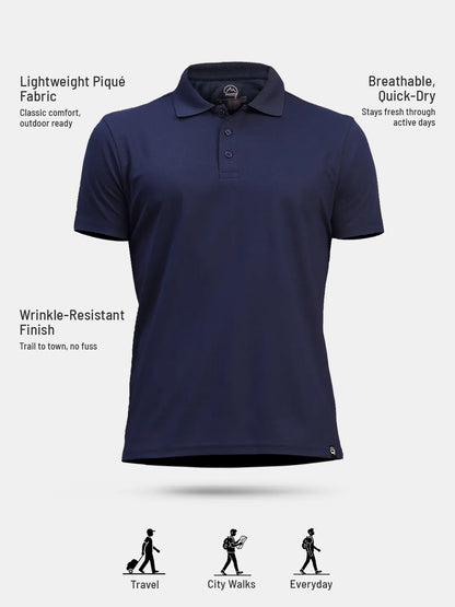 Men's Navy Blue Polo Tshirt