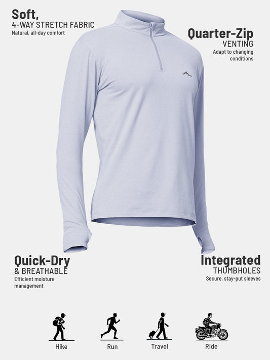 Men’s QZip Flex Tee