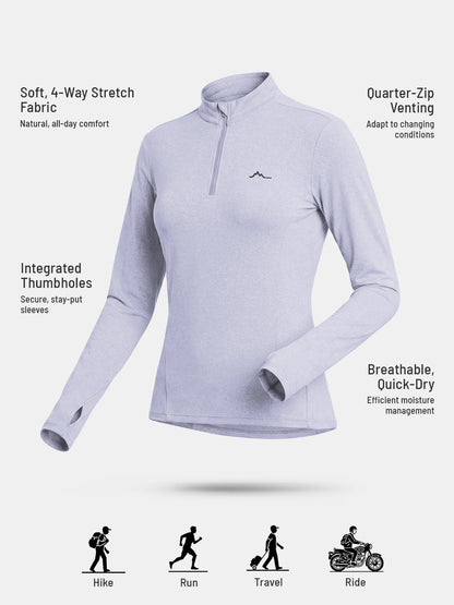 Women’s QZip Flex Tee