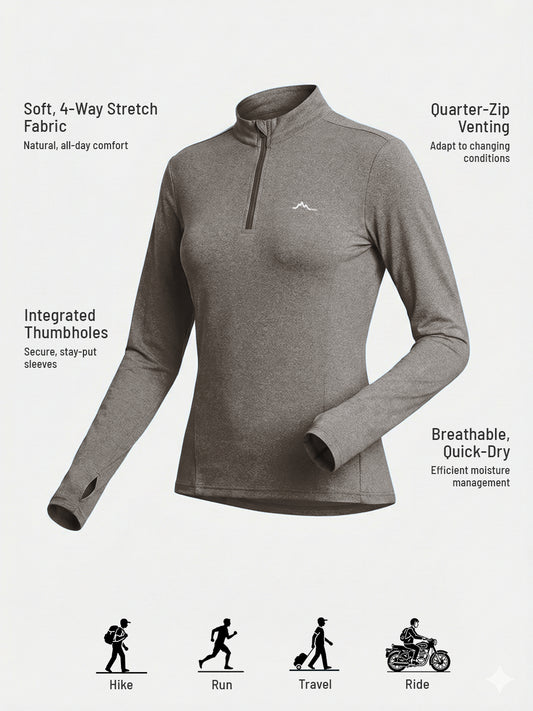 Women’s QZip Flex Tee