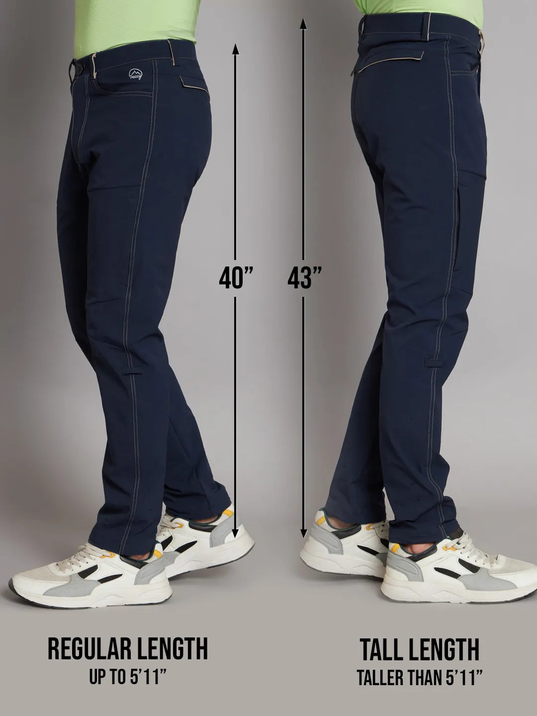 regular and tall reccy navy nomadic cold weather pants 