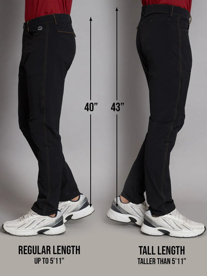 regular and tall reccy black nomadic cold weather pants 