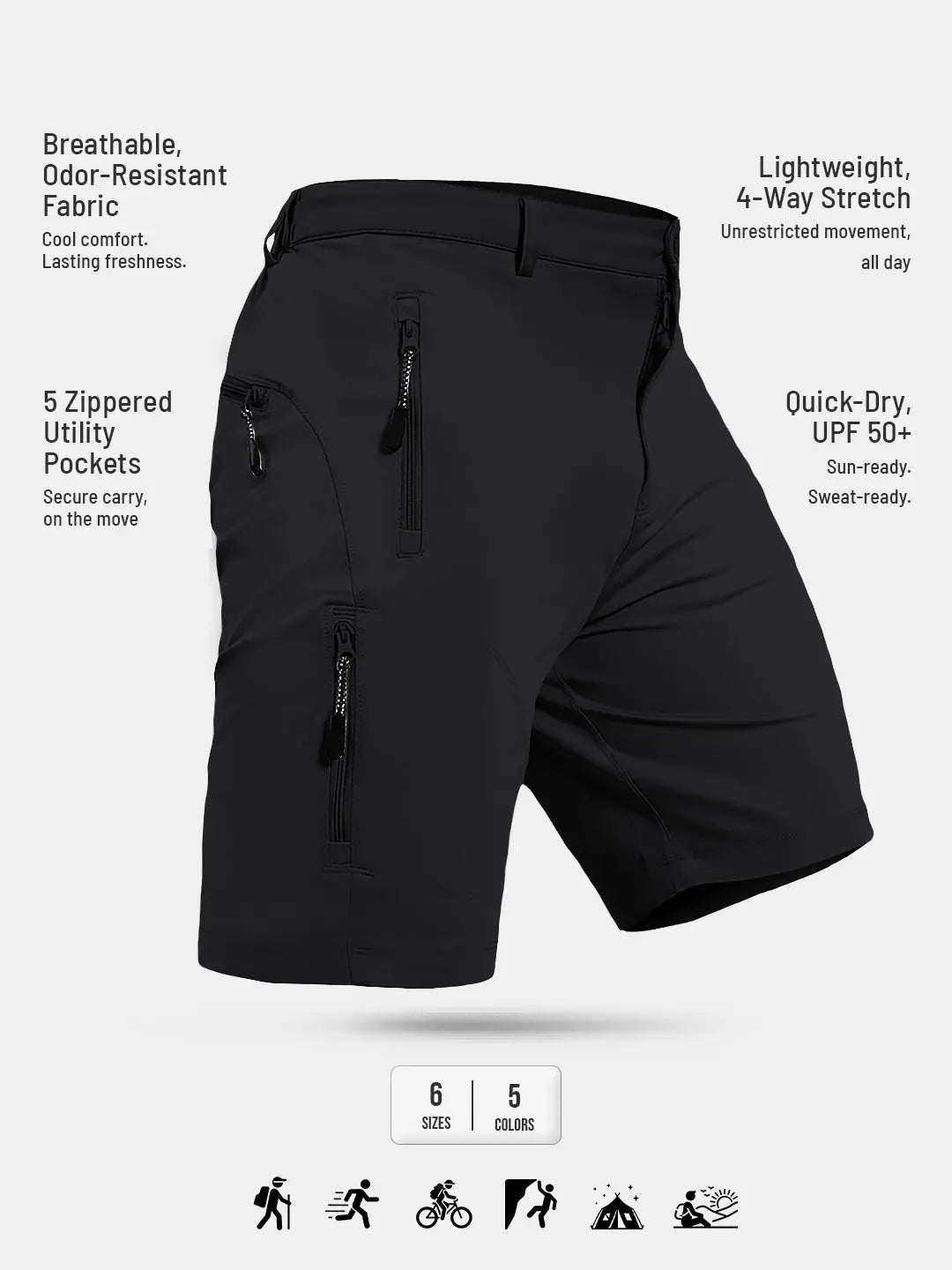 Men's TechFlex Shorts - Trail Green Reccy