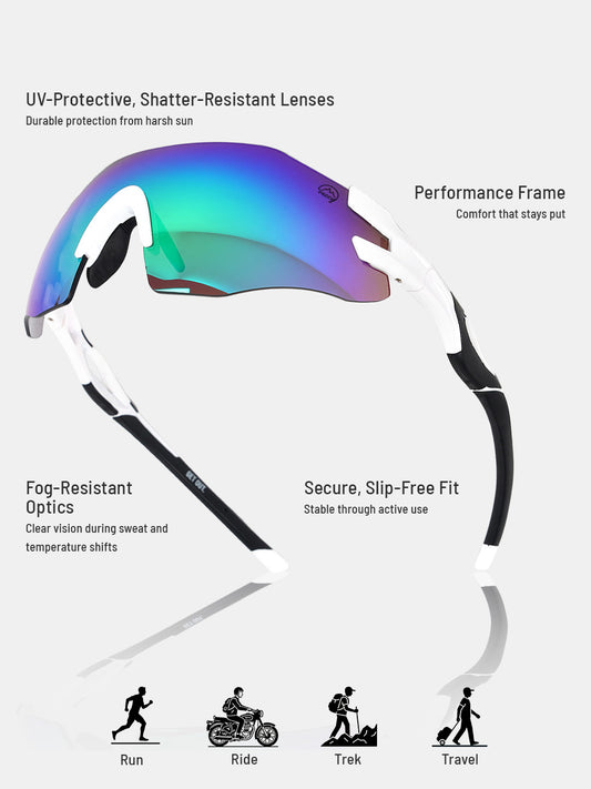 TrailGlide Sunglasses Unisex - Blue Revo