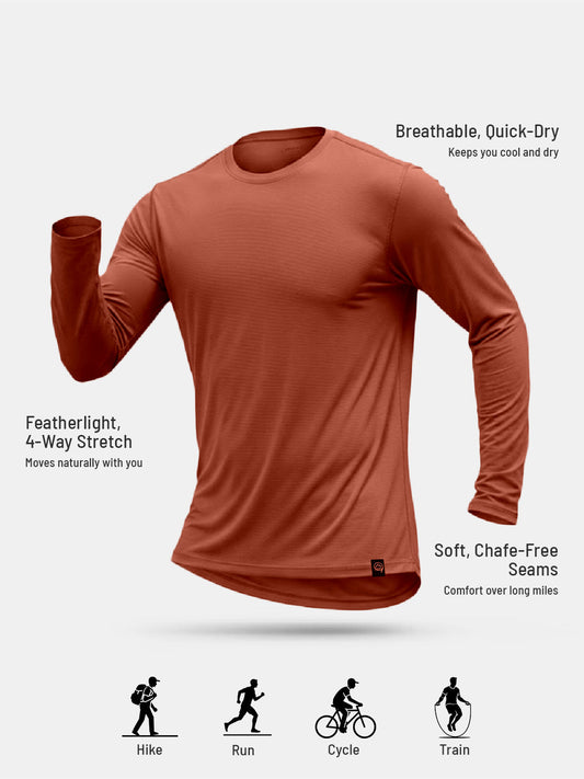 Men's Ultralight Active Long Sleeve - Sandshell Reccy