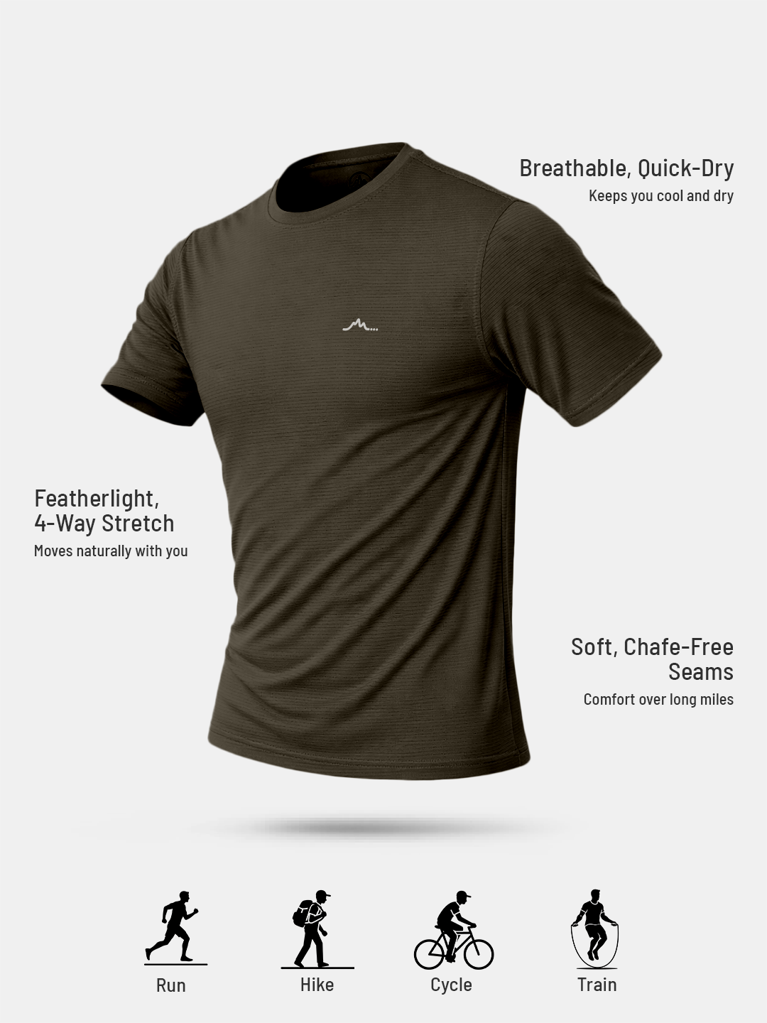 Mens Ultralight Athletic T-shirt