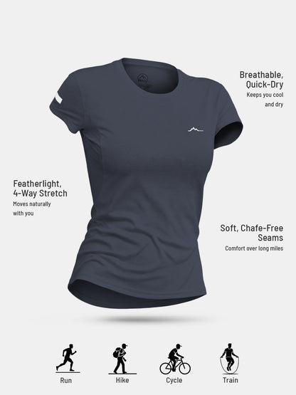 Women's Ultralight Athletic T-shirt - Metallic Gray