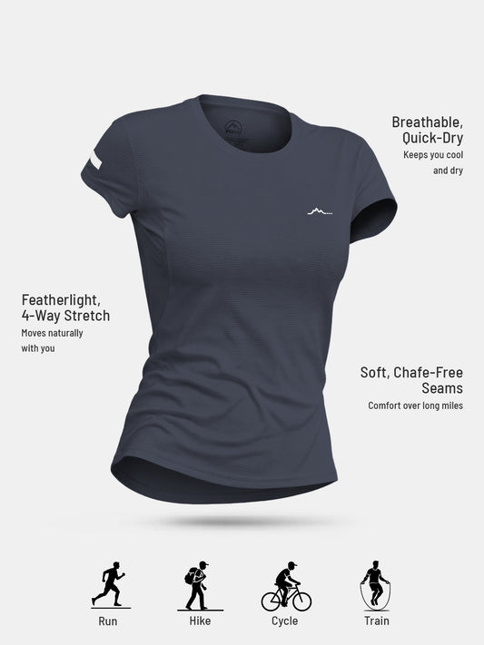 Women's Ultralight Athletic T-shirt - Metallic Gray