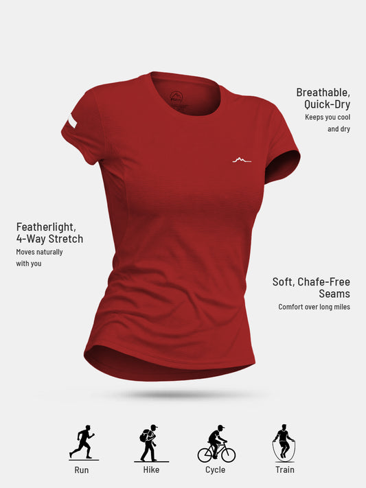 Women's Ultralight Athletic T-shirt - Rust