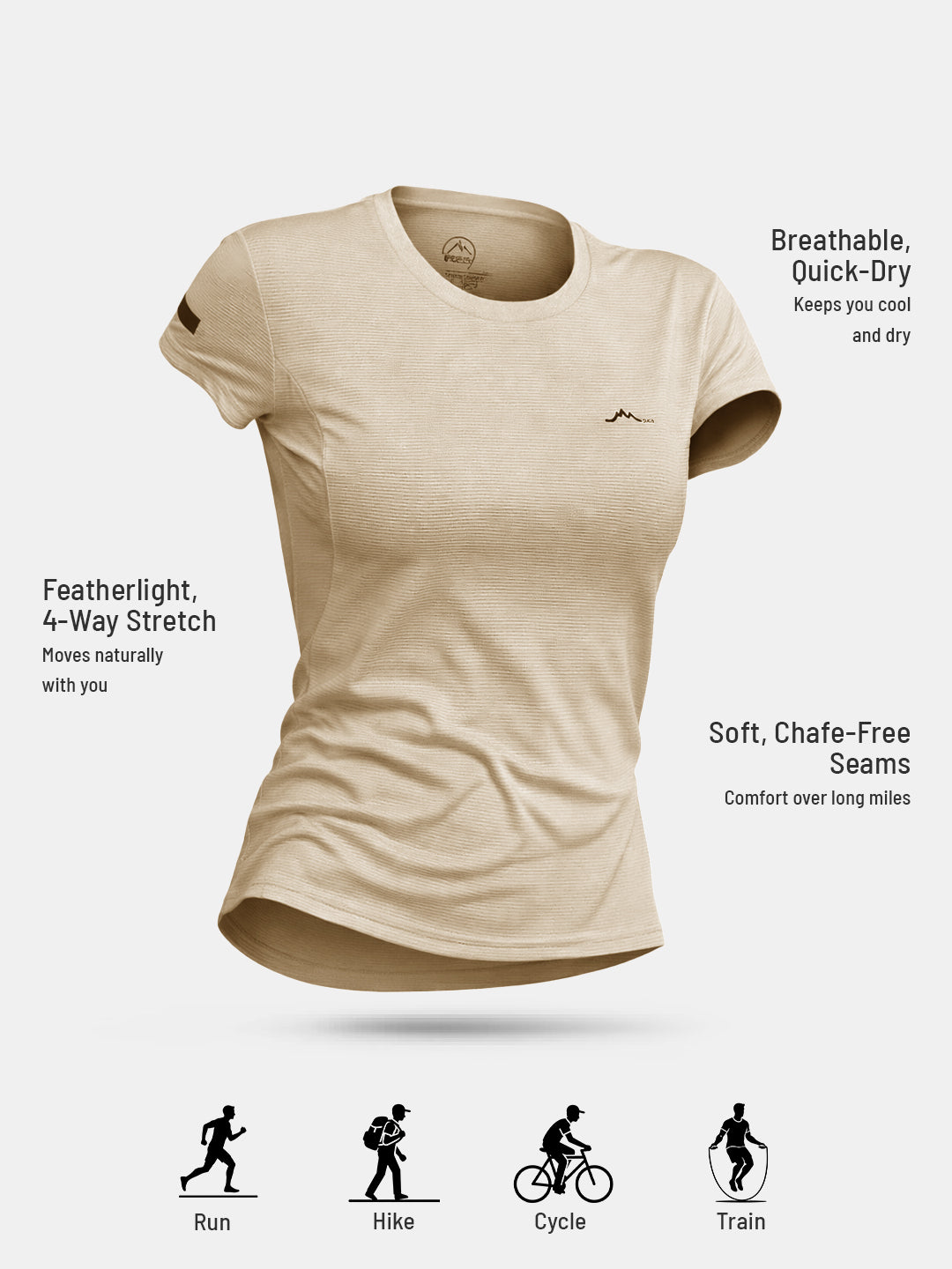 Womens Ultralight Athletic T-shirt