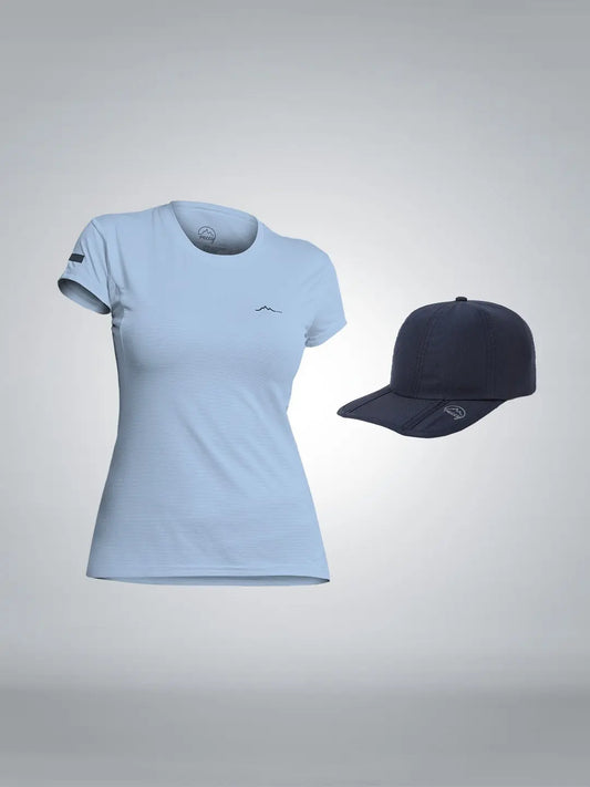 TrailTuck Cap+ Women's Ultralight Tee Combo Fast Bundle