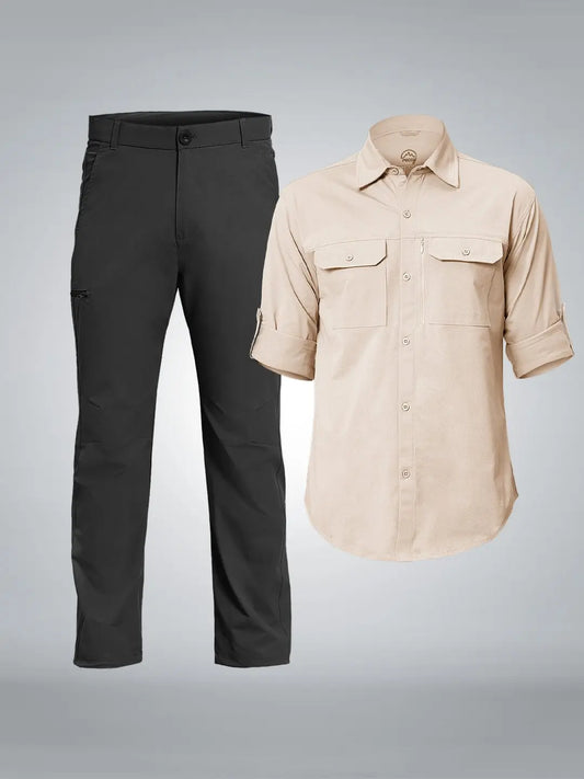 Nomadic Lite Pants + TechFlex Cargo Shirt Combo Fast Bundle