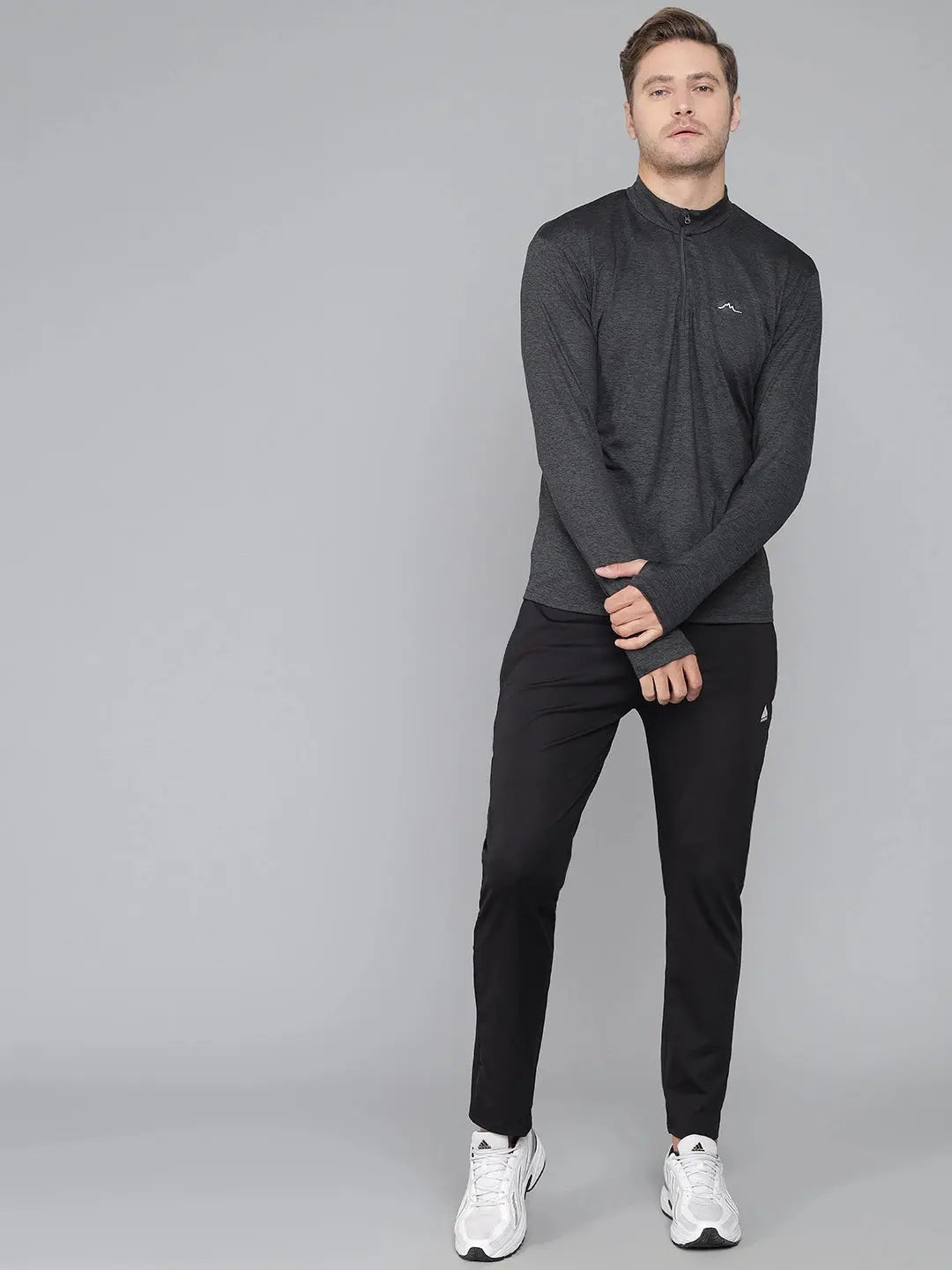 Mens Dark Gray Full Sleeve 10