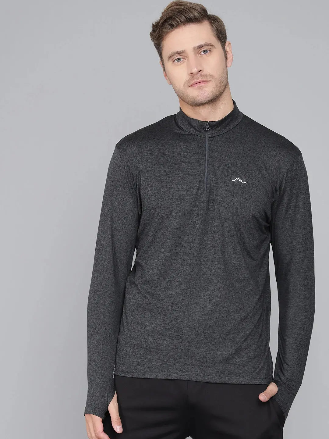 Mens long sleeve half zip 2025